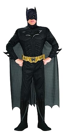 Rubie's 3 880671 L - Deluxe Batman Erwachsene Kostüm, Größe L