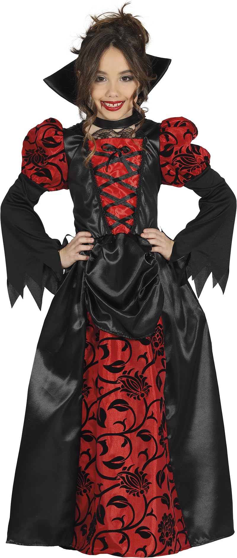 FIESTAS GUIRCA Vampiress Selene costume for a girl