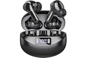 Wireless Earbuds Bluetooth 5.3 Headphones HiFi Stereo, Wireless Earphones with Noise Cancelling Mic, 50H Playback Ear Buds wi