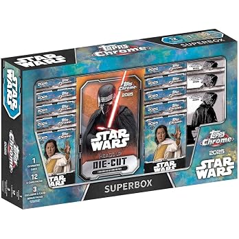 2025 Topps Chrome Star Wars SuperBox Trading Card Box - View 6