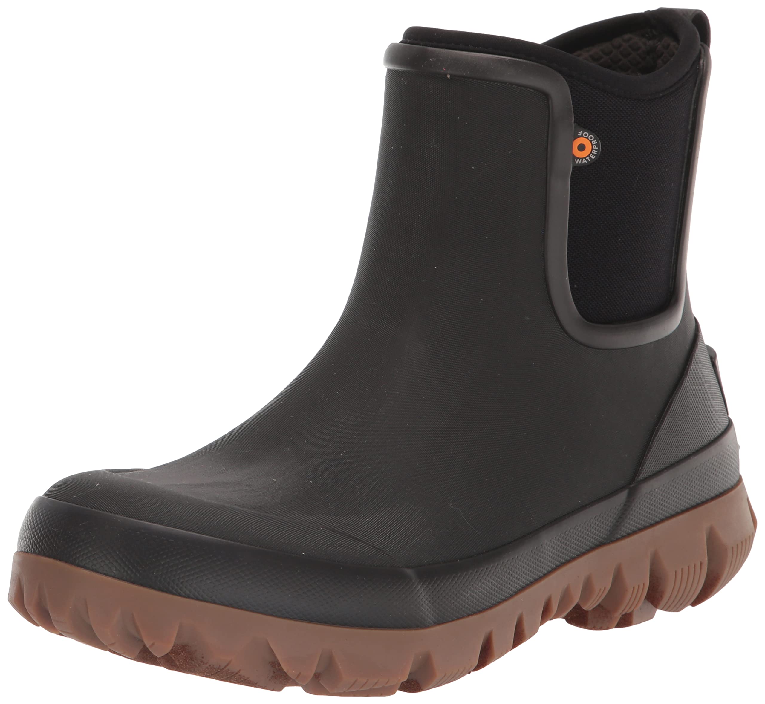 Bogs Mens Arcata Urban Chelsea Boot, Dark Brown, Size 12