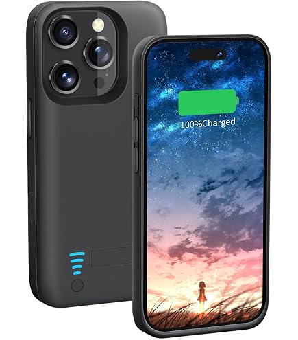 Amazon.com: Wireless Charging Case for iPhone 16 Pro Max, 12000mAh