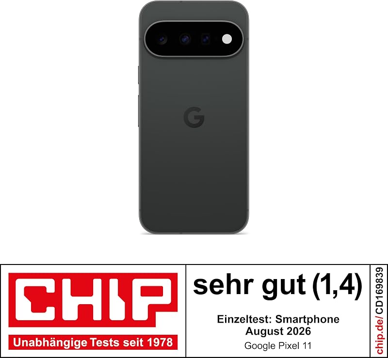 Pixel 11 - Smartphone ohne SIM-Lock - Obsidian, 256GB — Foto 2 von 8