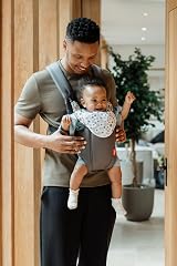 Nuby Two Ways to Wear Baby Carrier - Birth to Toddler | Adjustable Straps view 3