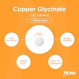 MOBU Copper Bisglycinate 3mg 120 Tablets Vegan UK Made GMP view 6