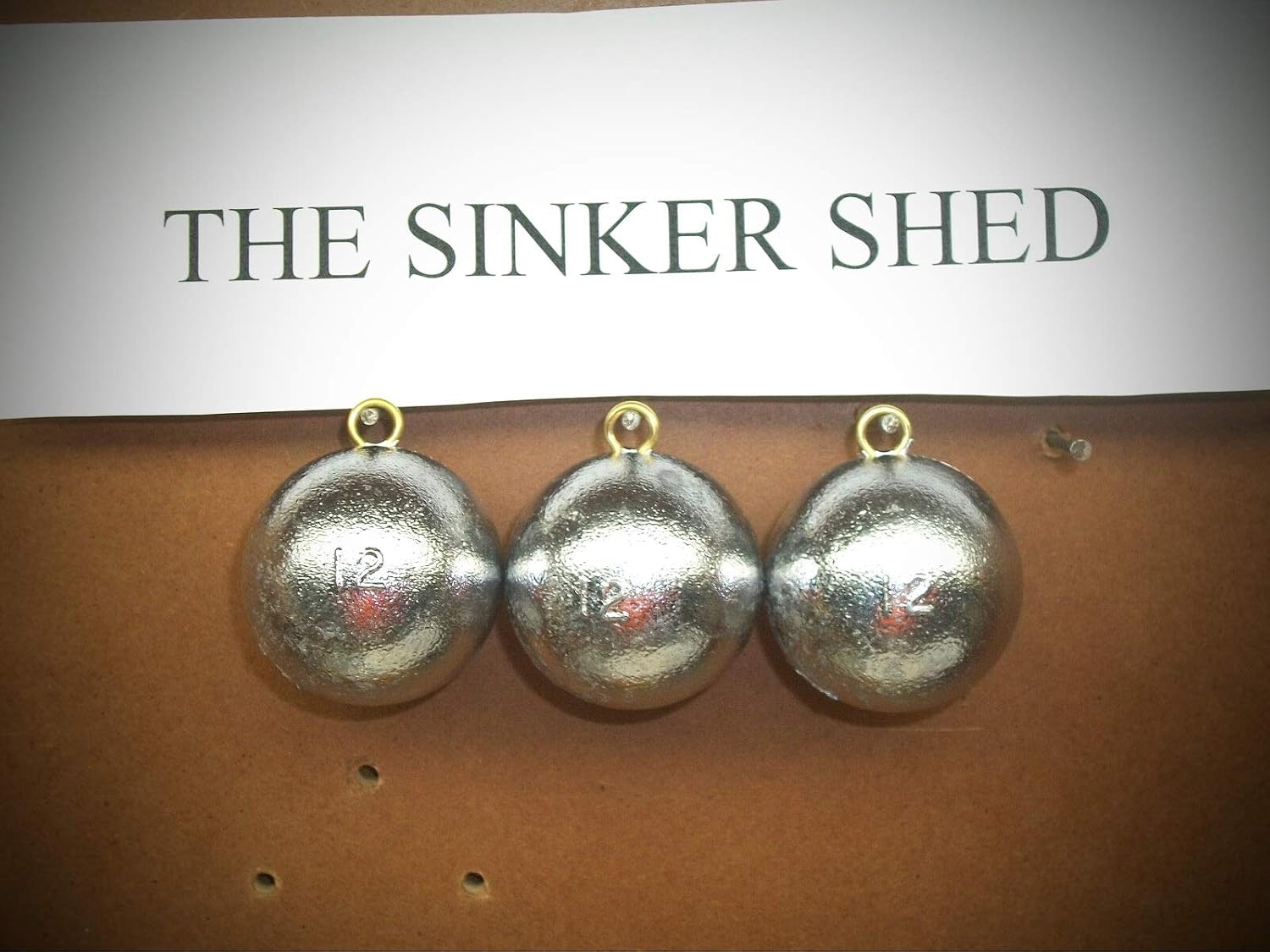 thumbnail image 2 of Lot Of 10 Unbranded 12oz Cannonball Deep Drop Sinkers - Lead Bank Sinkers For Freshwater & Saltwater Fishing (FREE SHIPPING) 2 of 4