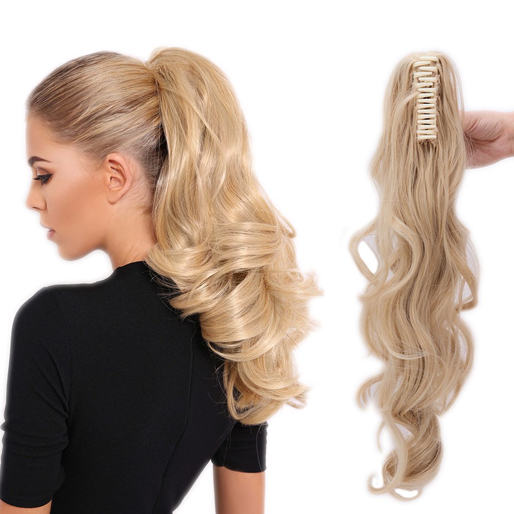 24 Long Wrap Around Ponytail Clip In Silky Soft Hair Extensions