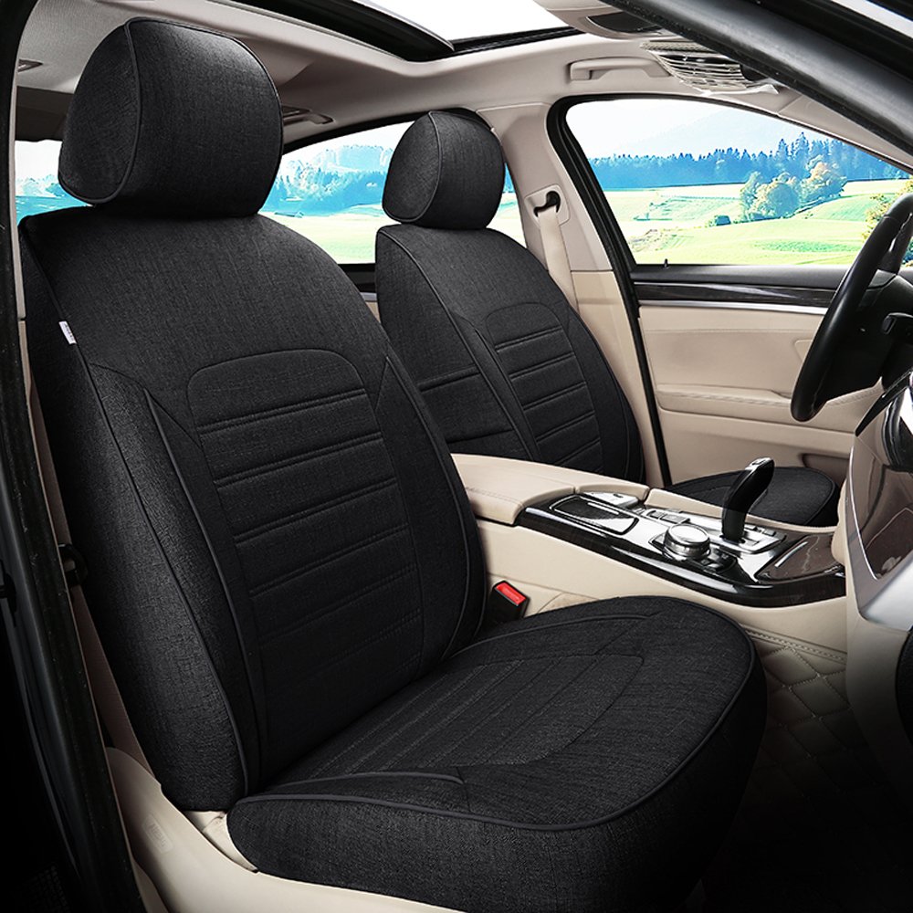 AutoDecorun Custom Fit Flax Fabric Automobiles Seat Cover For Dodge Caliber  Car Seat Cover 2008 Accessories Complete Set Seat Protectors Airbag  Compatible ...