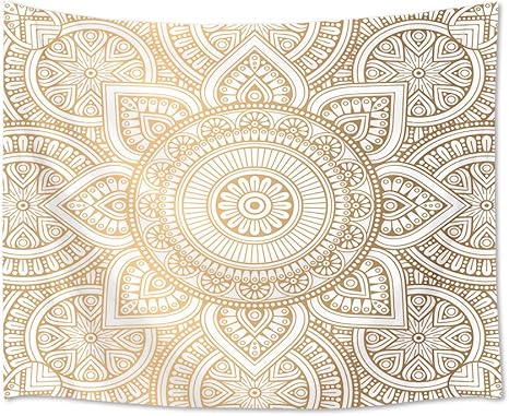 Amazon Co Jp Lb 壁掛けタペストリー インドの曼荼羅 ボヘミアンのマンダラ おしゃれ壁吊り 多機能インテリア ファブリック装飾用品 テーブルクロ 窓カーテン 個性ギフト 大判 布製 0ｘ150cm ホーム キッチン