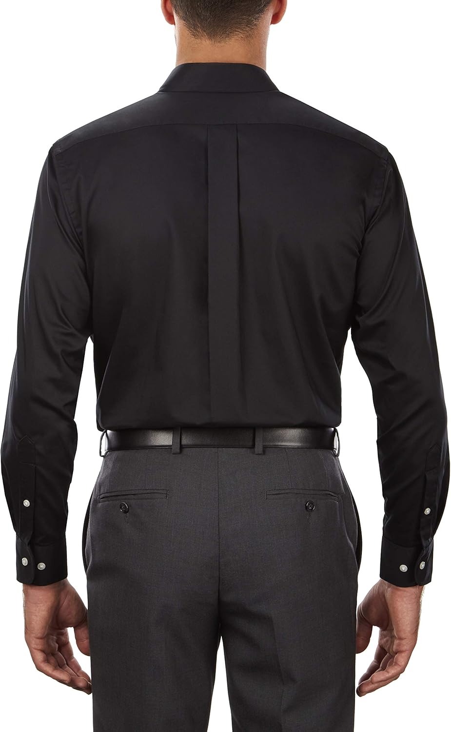 Van Heusen Mens Dress Shirts Regular Fit Twill Solid Button Down Collar at  Men’s Clothing store