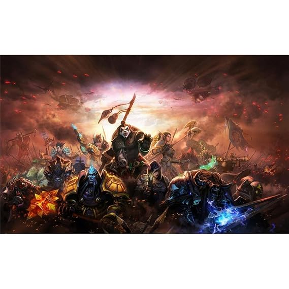 World Of Warcraft II WoW Poster On Silk <56cm x 35cm, 23inch x 14inch> - Seide Plakat - F0D831