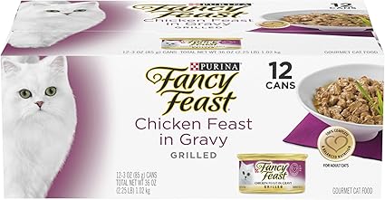 Amazon Com Purina Fancy Feast Gravy Wet Cat Food Grilled