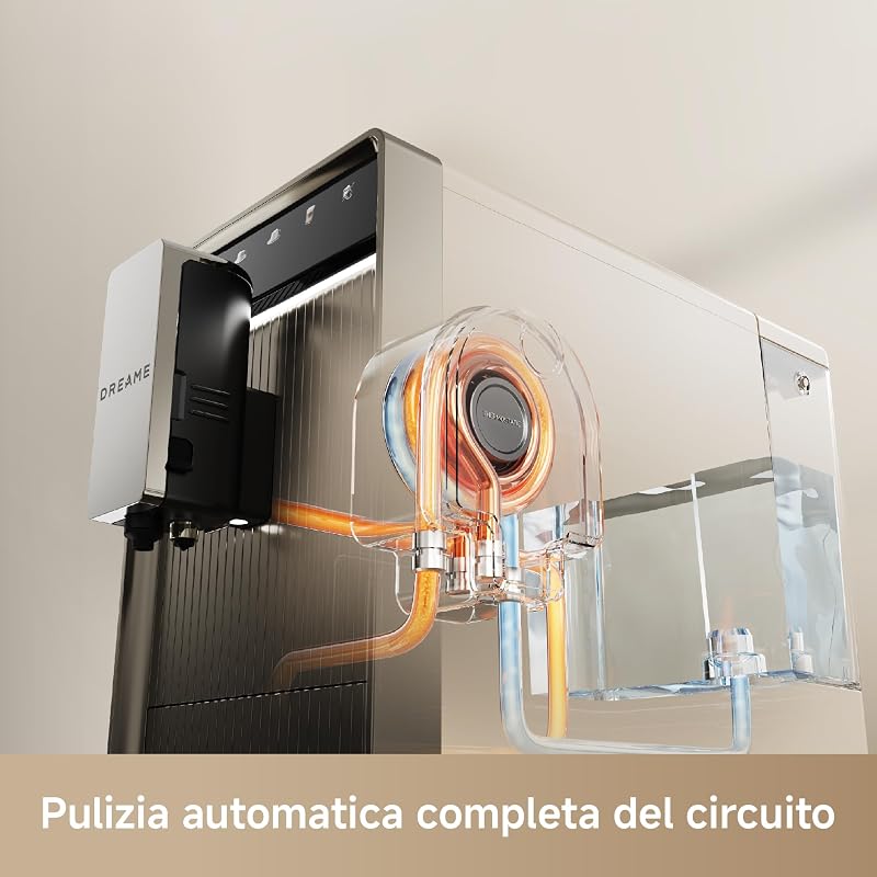 Ecceluxe Slim Macchina da Caffè Espresso Completamente Automatica