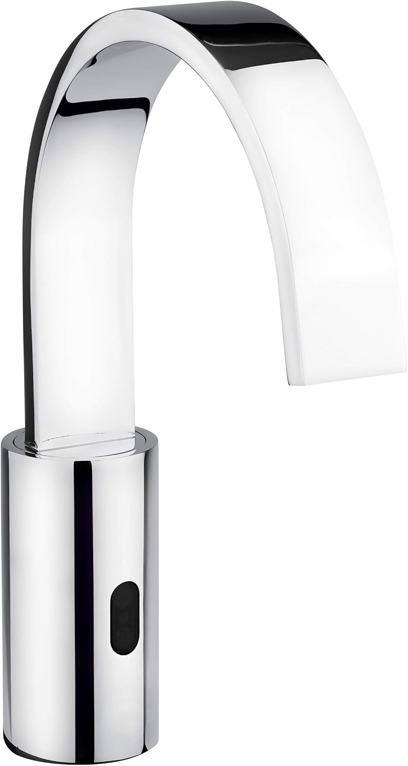 PARLOS Waschtischarmatur Mattschwarz Mit 2 Griffen & Wasserfall-Auslauf – Inkl. Pop-Up-Ablauf