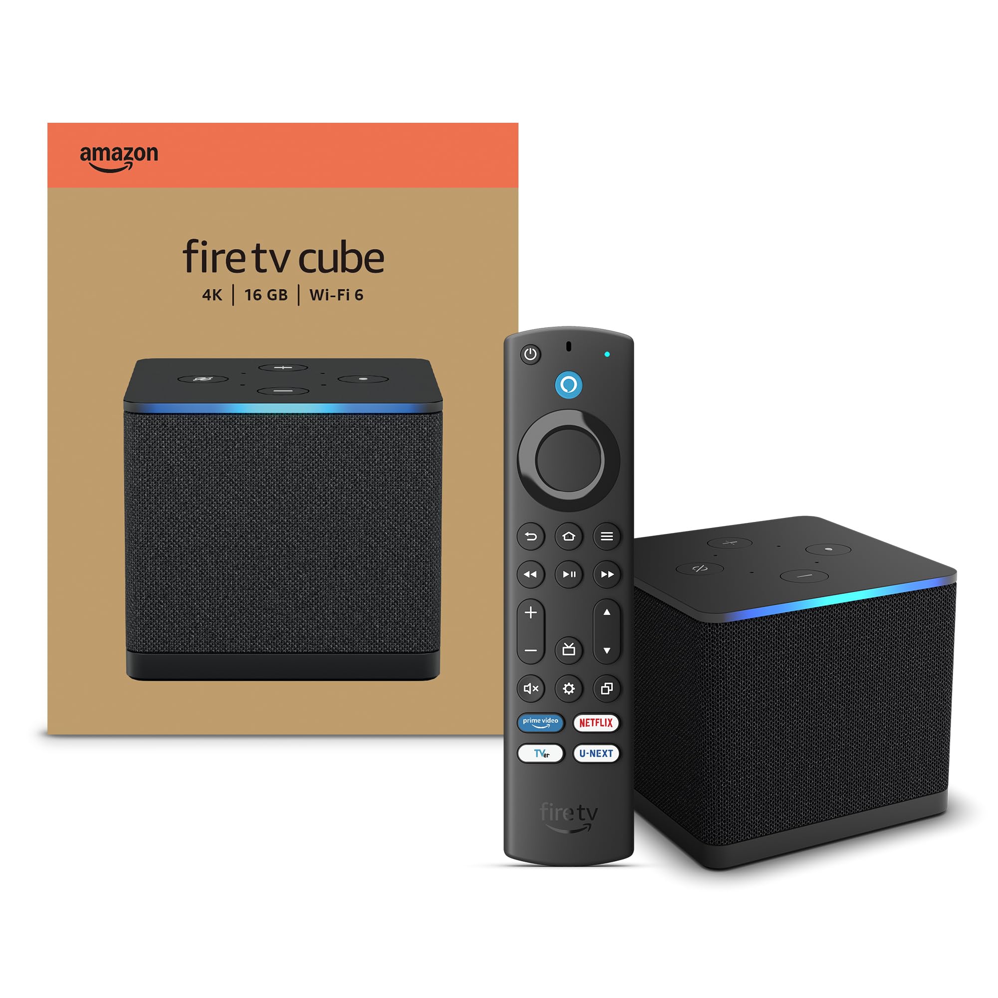 Amazon Fire TV Cube(キューブ) | 究極の体験をハンズフリーで | ストリーミングメディアプレイヤー商品画像