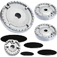 Bosch Gas Hob Burner Cap Set – Black Flame Caps For Small, Medium, & Large Burners – OV4534213