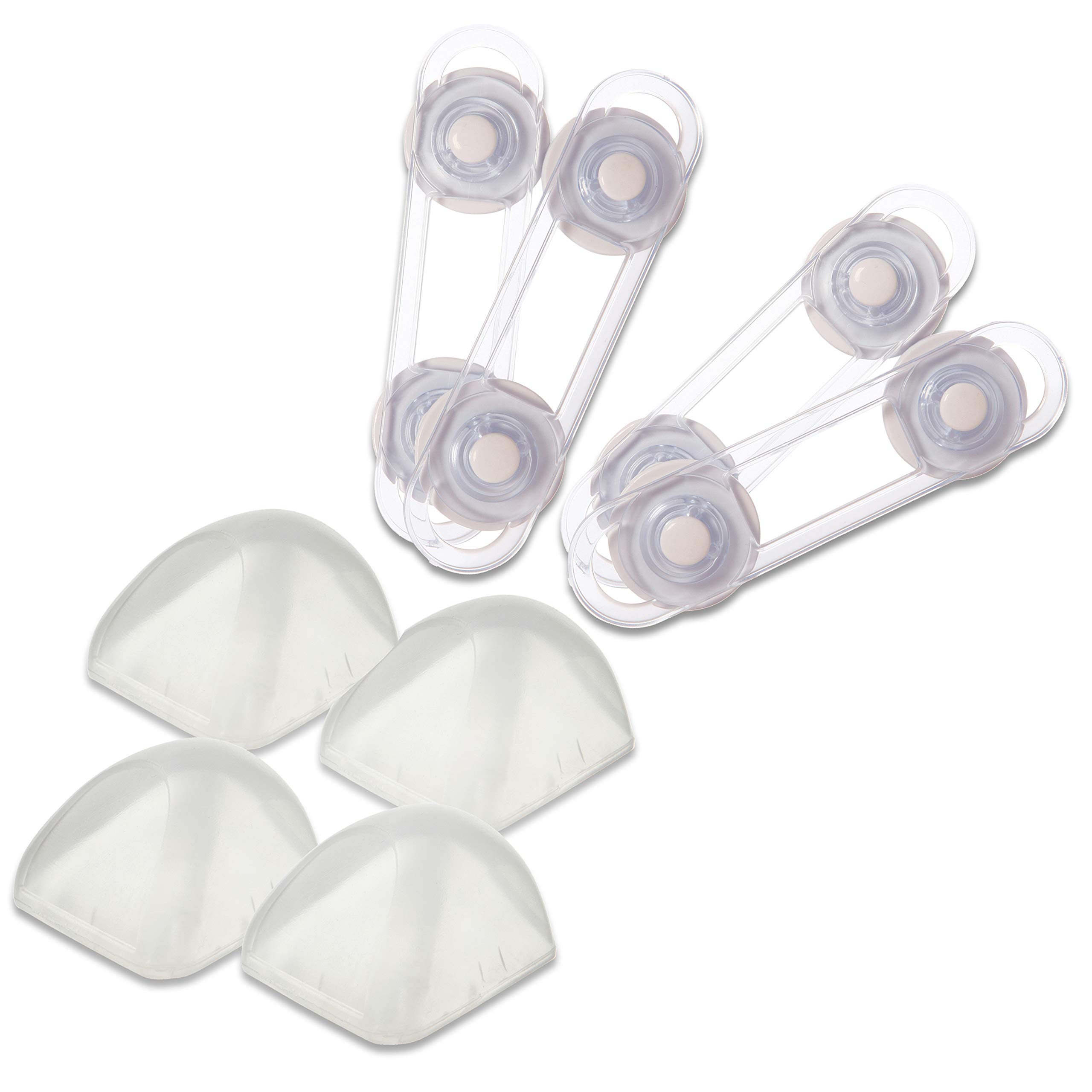 Dreambaby 4 Pack Corner and 4 Pack Latches Set