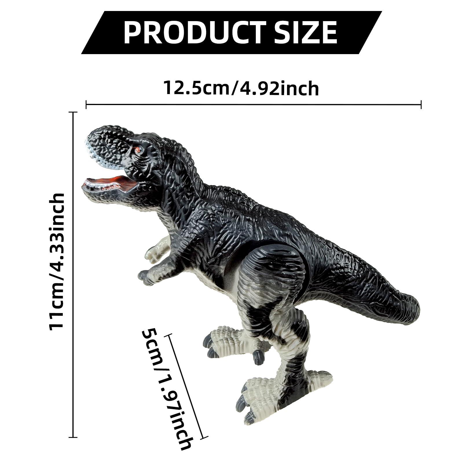 SAURAWAN T Rex Dinosaur Wind Up Toys for Toddlers, Novelty Easter Wind Up, Dino Toys for Kids 3-5 5-7, Easter Basket Stuffers, Jumping Tyrannosaurus Rex
