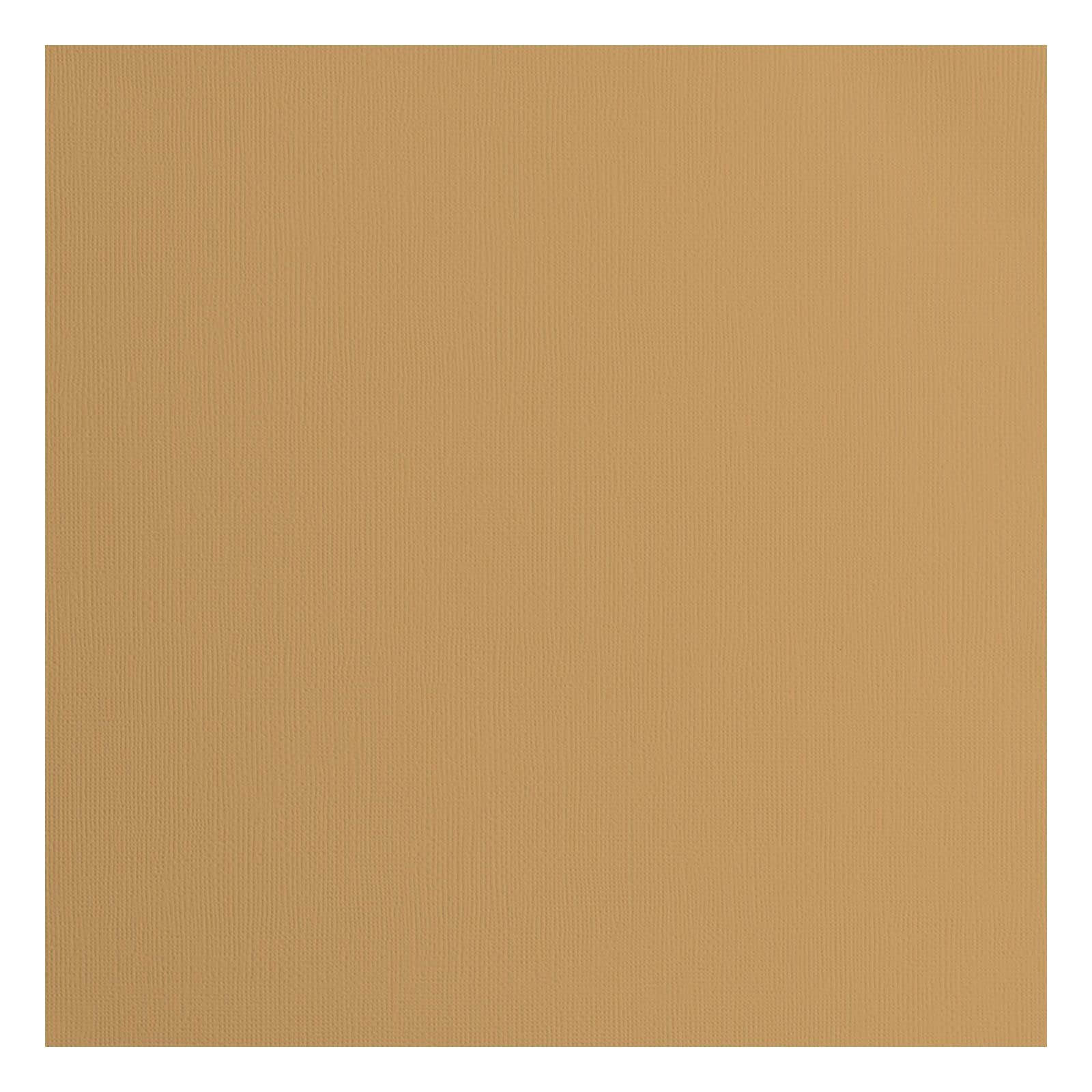 Florence Cardstock Textured - Coloured Card Making Supplies 12 x 12 inch - Brown - 20 Sheets - Coloured Paper for Scrapbooking, Card Making, Die Cutting and Paper Crafts - 216 GSM - Peanut