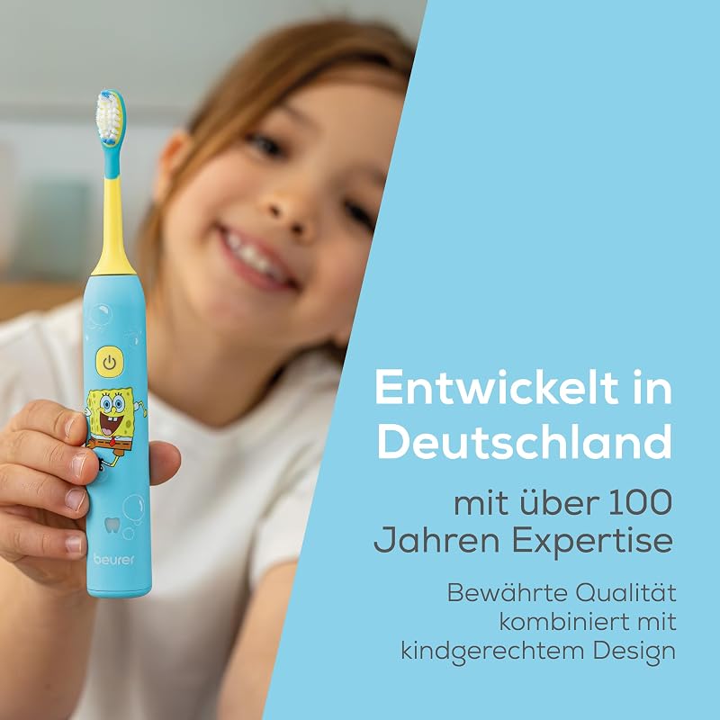 SC 11 Aqua Blue SpongeBob elektrische Zahnbürste Kinder, sehr leise