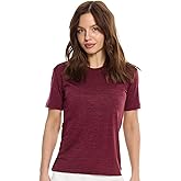 Merino.tech Merino Wool Shirt Women - 100% Merino Wool Base Layer Women Short Sleeve Tee