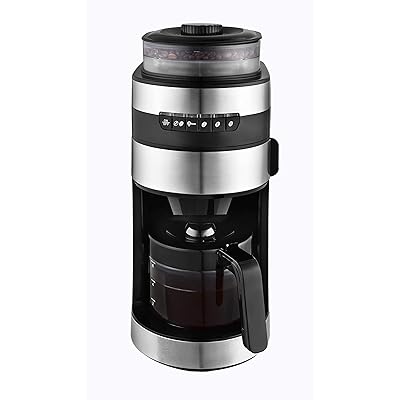 Buy Venga Vg Ccg 3006 Coffee Maker With Grinder 750 W Glass Plastic Stainless Steel 850 Ml Black Online In Sweden B07pwhghn6