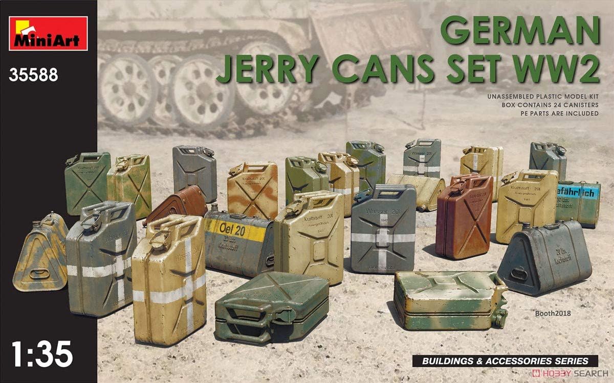 Miniart 1:35 - German Jerry Cans Set, WWII, Grau, Mittel