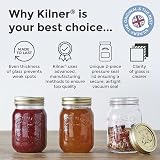 Kilner 0.5L Preserve Jar Round Glass Screw Top Lid 2-Piece Seal view 9