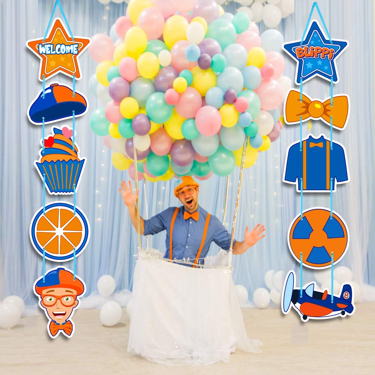 For Blippi Action Fun Party Supplies Door Sign Blippi Theme Birthday Party Wall