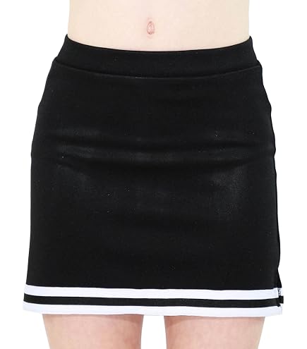 Amazon.com: Danzcue Women's A-Line Cheerleading Uniform Skirts