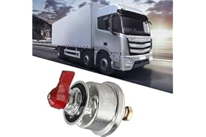 24V 150A Heavy-Duty Battery Disconnect Switch for Cars, RVs, Trucks, ATVs, Marine & Off-Road Vehicles – Brass Terminals, ABS 