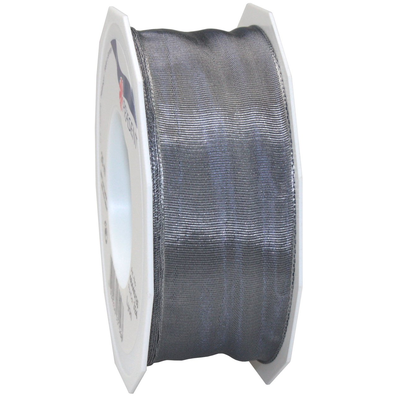 Morex Ribbon French Wired Lyon Fabric Ribbon, 1-1/2-Inch by 27-Yard, Pewter โ image 1