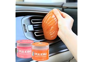 PULIDIKI Cleaning Gel for Car Cleaning Putty Car Slime for Cleaning Car Detailing Putty Detail Tools Car Interior Cleaner Automotive Car Cleaning Kits Car Accessories Pink Orange (2Pack)