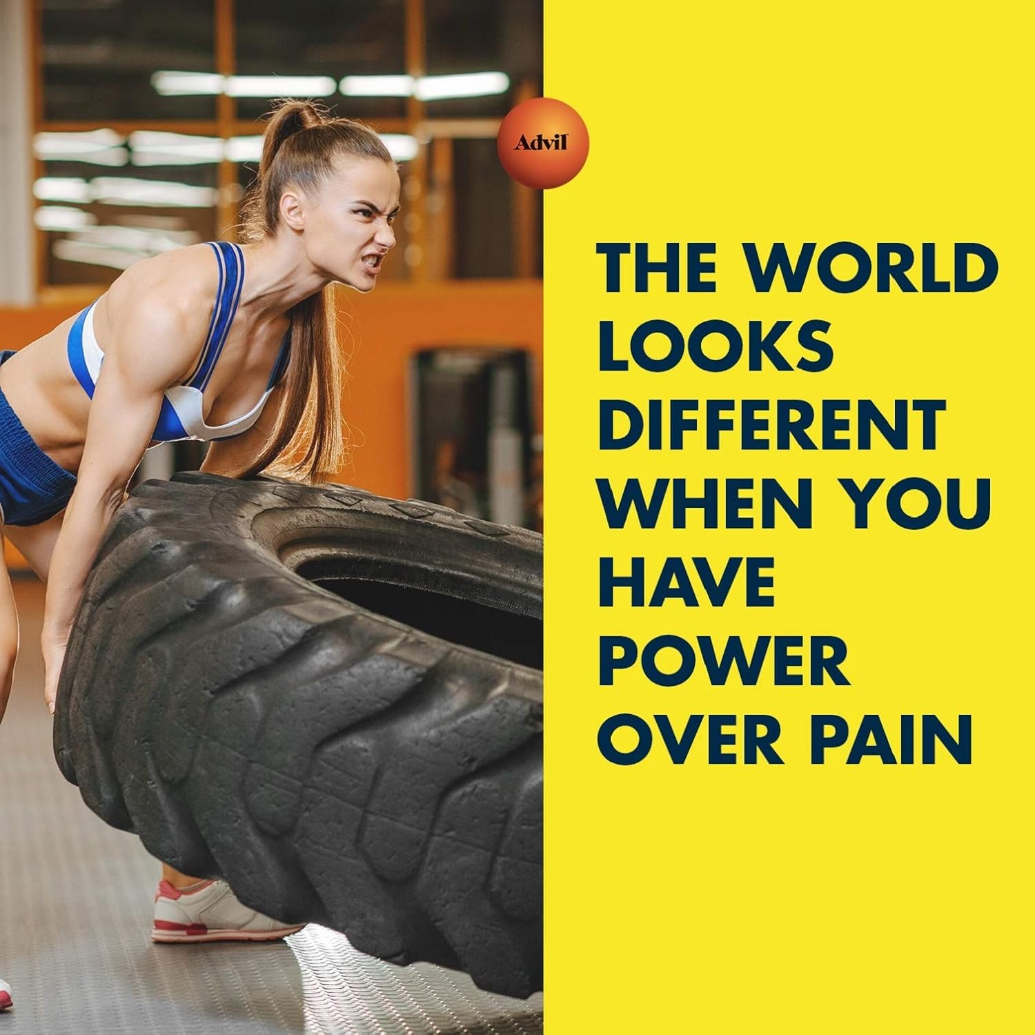 Advil Coated Tablets Pain Reliever and Fever Reducer, Ibuprofen 200mg, 100 Count, Fast-Acting Formula for Headache Relief, Toothache Pain Relief and Arthritis Pain Relief: Health & Personal Care