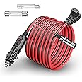 12 Volt Car Refrigerator DC Power Cable 12V/24V Cooler Fridge Power Supply Cord Compatible with Alpicool, Setpower, JoyTutus, COSTWAY, ARB, ICECO,BougeRV, Bodega Portable Refrigerator 10FT