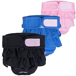 Washable Female Dog Diapers, Puppy Diapers for Dog