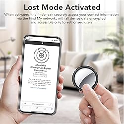 QCOQ Air Tracker Tags-4 Pack Black | Bluetooth
