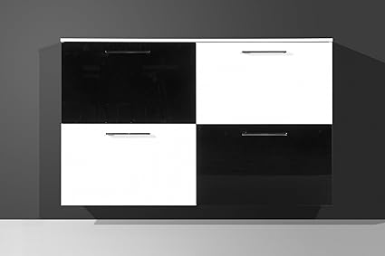 Germania 1888-73 Schuhschrank 1888 weiß/schwarz: Amazon.de: Küche