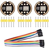 AITRIP 3PCS INMP441 Omnidirectional Microphone Module I2S Interface MEMS High Precision Low Power Ultra Small Volume with 20CM/7.8" 10pins Dupont Cable Female to Female for ESP32 DIY