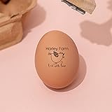 Stamp by Me | Egg Stamp | Chicken Egg Wooden Stamps
