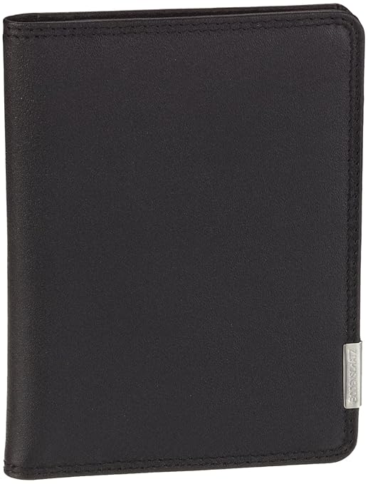 Bodenschatz Unisex-Erwachsene Kings Nappa Portemonnaies, Schwarz (Black) 9x12x1 cm