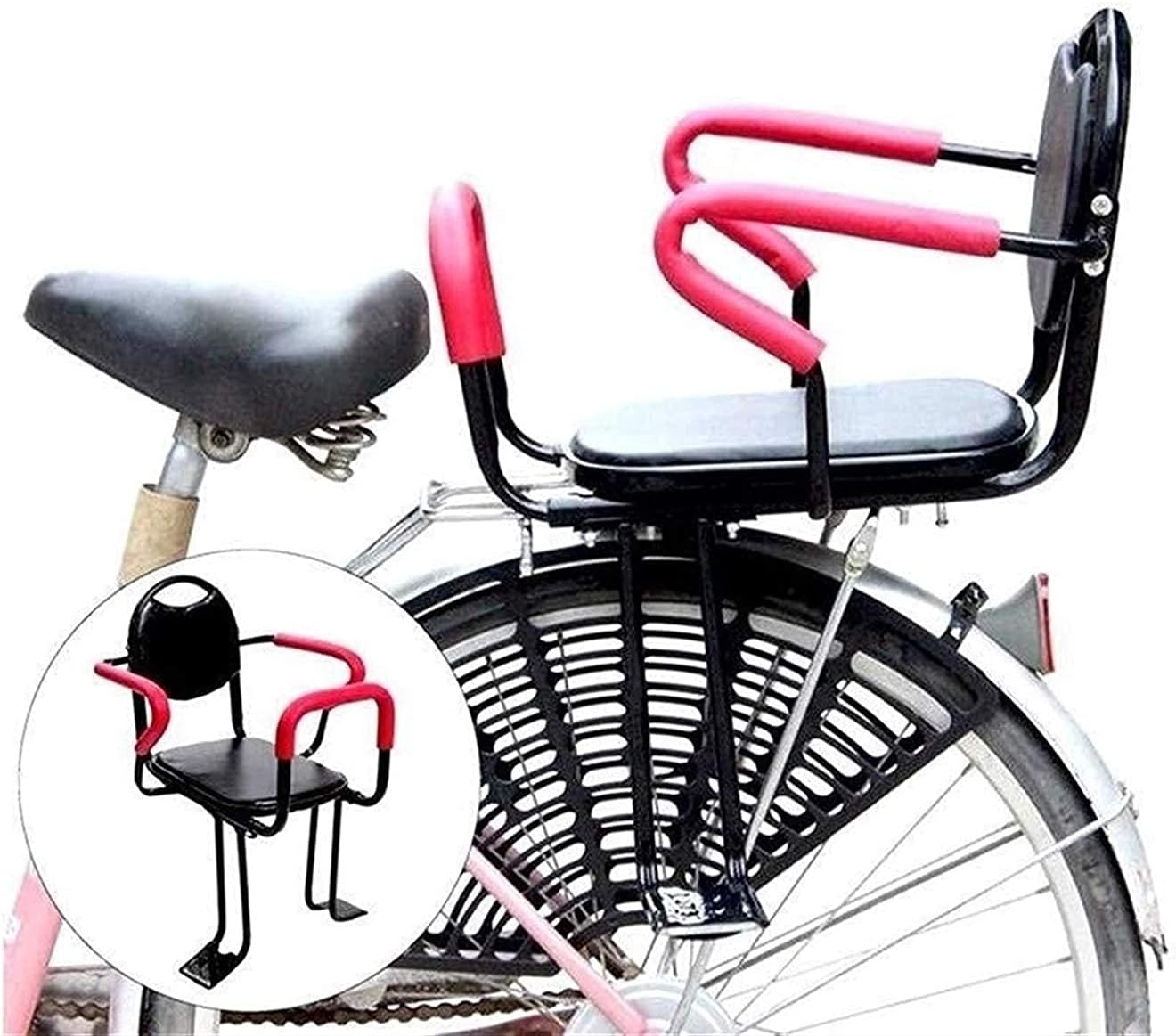 Child Baby Bicycle Seat Rear Mount, Bike Kids Safety Seats for 28