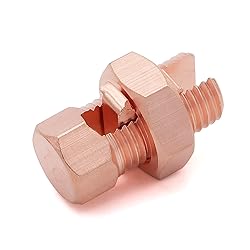 Kuejotty 10PCS Solid Copper Split Bolt