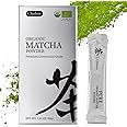 Chaism Ceremonial Grade Matcha Green Tea Powder - 20 Single Serve Packets, Premium First Harvest USDA Organic Gluten-Free Vegan, 100% Pure (20 Packets)