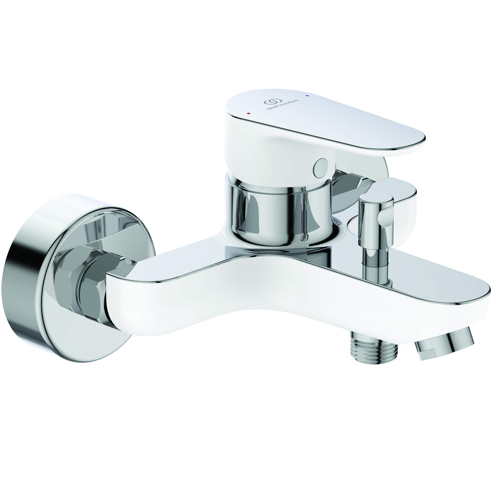 Ideal Standard BC157HO Tyria Bath and Shower Mixer, White