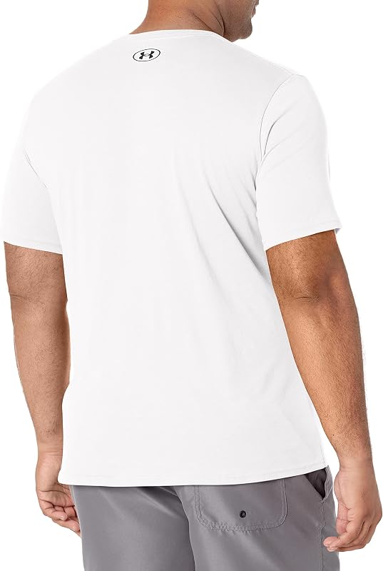 Camiseta under armour ua sportstyle lc ss, branca, m masculina