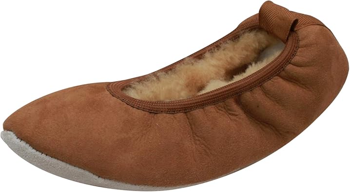 leather ballerina slippers