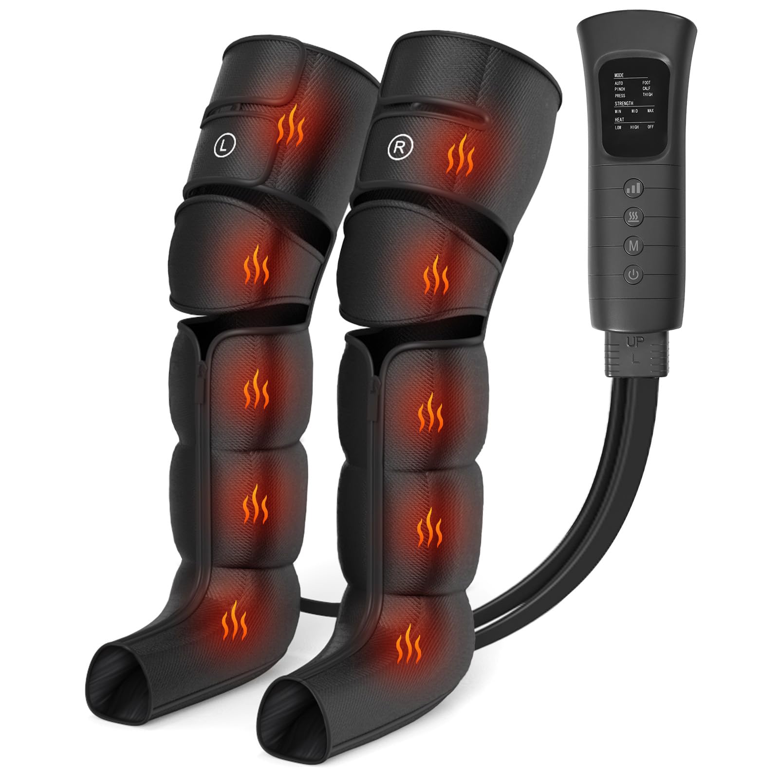 Photo 1 of MISSING POWER CORD ----------------------------------------------------------------------Greetmed Leg Massager with Heat and Compression for Circulation and Pain Relief, 6 Modes Foot Calf Thigh Knee and Leg Compression Massage Boots for Swelling, Edema an