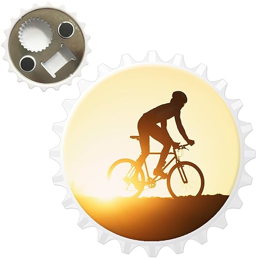 Compra Fancy A Snuggle Silhouette of Man Riding - Imán para Nevera ...