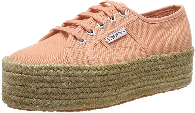 pink peach superga